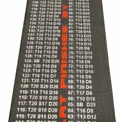 Nieuw ???? ABC Darts ABCDarts - Dartmat FINISH Dart Mat Antracite Smal - 240 X 67 Cm ????