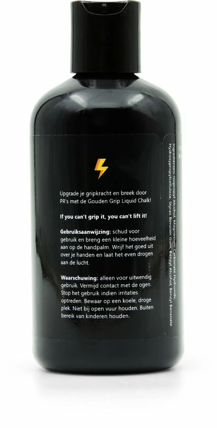 Promo ???? Gouden Grip Liquid Chalk 250ml + GRATIS Griptraining E-book - Vloeibaar Magnesium - Krijt - Kalk - Crossfit - Klimmen - Boulderen - ???? 4 Promo ???? Gouden Grip Liquid Chalk 250ml + GRATIS Griptraining E-book - Vloeibaar Magnesium - Krijt - Kalk - Crossfit - Klimmen - Boulderen - ???? - Afbeelding 2