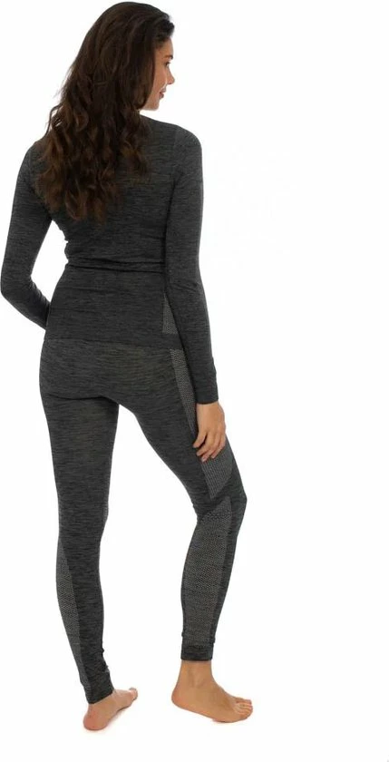 Beste Verkoop ⌛ HEAT KEEPER Heatkeeper Thermoset Dames Premium Techno - Thermoshirt Met Lange Mouwen En Legging - Zwart Melange - TOGwaarde 2.8 - Thermisch Isolerend ???? Shirt En Legging - Maat M ???? 8 Beste Verkoop ⌛ HEAT KEEPER Heatkeeper Thermoset Dames Premium Techno - Thermoshirt Met Lange Mouwen En Legging - Zwart Melange - TOGwaarde 2.8 - Thermisch Isolerend ???? Shirt En Legging - Maat M ???? - Afbeelding 6