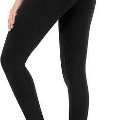 Flash-uitverkoop ???? Merkloos Geweo Fitnessleggings - Yoga - Kerstmis - Kerstfeest - ???? Christmas Gift Pant - Yoga Legging - Power Sportlegging - Sportbroek - High Waist - Dames - Zwart - Maat XS ????