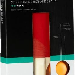 Uitgang ???? Avento Tafeltennisset - Team Up - Zwart/Rood ✔️ -XXL Nutrition-winkel 445x840