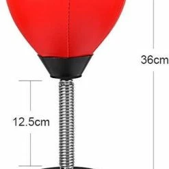 Top 10 ❤️ Merkloos Decopatent® Boksbal Tafelmodel - Stressbal - Mini Bokszak - Punching Ball - Tafel Boksbal Bureau Op Voet - Volwassenen & Kinderen ⌛ -XXL Nutrition-winkel 446x840