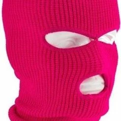 Promo ???? Hylon Bivakmuts Roze - 3 Gaats - Skiën - Motor - Balaclava ????