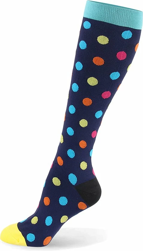 Promo ???? Urbankr8® Compressiesokken 3 Paar - Compressiekousen - GrandSock - Leuke Print - Hartjes - Gestipt - Maat S - M ???? 6 Promo ???? Urbankr8® Compressiesokken 3 Paar - Compressiekousen - GrandSock - Leuke Print - Hartjes - Gestipt - Maat S - M ???? - Afbeelding 4