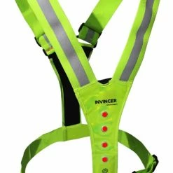 Begroting ???? Invincer® - Hardloop Verlichting - ReflectiveSport - Led Harnas – Reflectie Led Vest USB Oplaadbaar- Hardloopvest Met Verlichting - Hardloop Lampje – Geel ???? -XXL Nutrition-winkel 502x840 2
