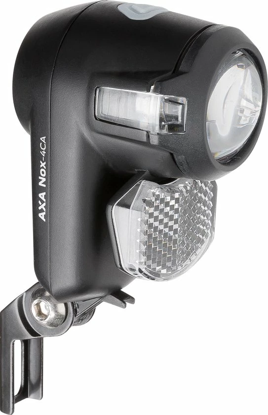 Aanbiedingen ???? AXA - Nox City 4 Lux - Fietslamp Voorlicht - LED Koplamp - Fietsverlichting Op Batterij - Auto/Off - Zwart ???? 5 Aanbiedingen ???? AXA - Nox City 4 Lux - Fietslamp Voorlicht - LED Koplamp - Fietsverlichting Op Batterij - Auto/Off - Zwart ???? - Afbeelding 3