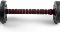 Hete verkoop ???? Buinstra Sports Dumbbellset 25 Kg Met Halterstang - Dumbbells Verstelbaar - Halterset - Fitness Gewichten Set - Rood/zwart ???? -XXL Nutrition-winkel 550x134