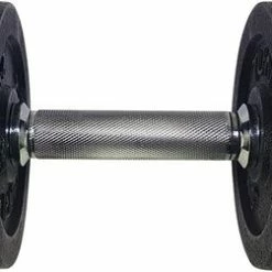 Beste deal ???? Tunturi Gewichten Gietijzer Totaal 20kg - Halterset Met Schroefsluiting - Dumbbell Set - 2 Halterstangen - 30mm - Incl. Gratis Fitness App ???? -XXL Nutrition-winkel 550x251 1