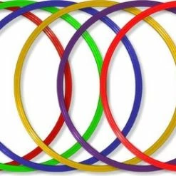 Promo ???? MD Sport - Hoepelset Van 6 Hoepels - Diameter 36CM - Turnhoepels - Schoolplein Hoepels ⭐