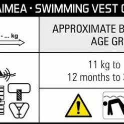 Kopen ❤️ Waimea Zwemvest Dier - 1-3 Jaar - 11-18 Kg - Oranje/Zwart/Wit ???? -XXL Nutrition-winkel 550x259 2
