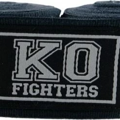 Kopen ???? KO Fighters - Bandage Boksen - Kickboks Bandage - Zwart - 4.5M ????