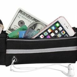 Beste Verkoop ⌛ Merkloos Running Bag - Heuptasje Sport – Running Belt – Hardloop Heuptas - Verstelbare Buideltas - Zwart ???? -XXL Nutrition-winkel 550x313