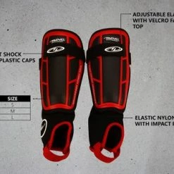 Kopen ✔️ Avento Scheenbeschermers - Pro-Style Soft - Rood/Zwart - Maat L ???? -XXL Nutrition-winkel 550x316 15