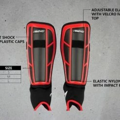 Kopen ✔️ Avento Scheenbeschermers - Pro-Style Soft - Rood/Zwart - Maat L ???? -XXL Nutrition-winkel 550x316 16