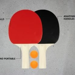 Uitgang ???? Avento Tafeltennisset - Team Up - Zwart/Rood ✔️ -XXL Nutrition-winkel 550x316 4