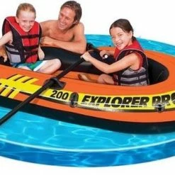 Beste deal ???? Intex Explorer Pro 200 Opblaasboot - 2 Persoons - Oranje ⭐ -XXL Nutrition-winkel 550x322