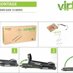 Flash-uitverkoop ???? VirtuFit TR-100 Loopband - LCD Display - 15 Programma's - Inklapbaar - Belastbaar Tot 130 KG - 99% Voorgemonteerd ⌛ -XXL Nutrition-winkel 550x327 1