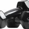 Beste Verkoop ???? Active Panther Dumbbell Set 2 X 2 KG - 4 Kg Totaal - Vinyl - Zwart 2 X 2 KG ???? -XXL Nutrition-winkel 550x328 1