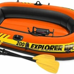 Beste deal ???? Intex Explorer Pro 200 Opblaasboot - 2 Persoons - Oranje ⭐