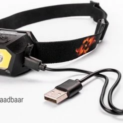 Kopen ???? Hoofdlamp LED Oplaadbaar Zwart - Bewegingssensor - 300 Lumen - King Mungo KMHL033 ???? -XXL Nutrition-winkel 550x340
