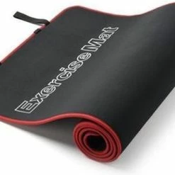 Gloednieuw ???? Yoga Mat Focus Fitness - 180 X 60 X 0,6 Cm - Zwart ????