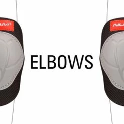 Beste deal ❤️ Nijdam Beschermset Junior - Vulcano - Zwart/Grijs/Rood - S ???? -XXL Nutrition-winkel 550x352 1