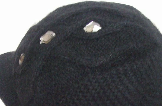 Groothandel ❤️ Kanaan Dames Muts Winterpet Met Kort Klepje Met Strass Stenen Kleur Zwart Maat One Size ???? 6 Groothandel ❤️ Kanaan Dames Muts Winterpet Met Kort Klepje Met Strass Stenen Kleur Zwart Maat One Size ???? - Afbeelding 4