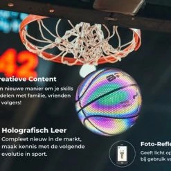 Nieuw ???? The BRIGHT Lichtgevende Basketbal | Reflecterend | ???? Basketball | Holografisch | Glow In The Dark | Kinderen En Volwassenen | Unisex | Wit/Zwart/Roze/Blauw/Geel | Outdoor/Indoor | Maat 7 ???? -XXL Nutrition-winkel 550x366 15