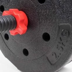 Hete verkoop ???? Buinstra Sports Dumbbellset 25 Kg Met Halterstang - Dumbbells Verstelbaar - Halterset - Fitness Gewichten Set - Rood/zwart ???? -XXL Nutrition-winkel 550x366 61