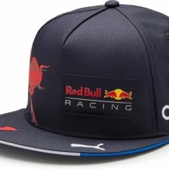 Uitgang ???? Red Bull Racing Max Verstappen Flatbrim Cap - 2022 Nummer 1 Pet Platte Klep - PUMA ????