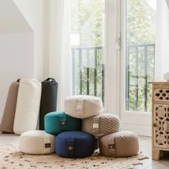 Promo ???? Lotus - Superyoga Meditatiekussen Eco Donkergroen Rond - Lotus | Yoga Kussen ⌛ -XXL Nutrition-winkel 550x366 75