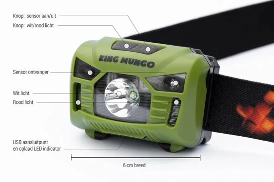 Beste Pirce ???? King Mungo KMHL011 LED Hoofdlamp - Oplaadbaar - Waterdicht ???? 10 Beste Pirce ???? King Mungo KMHL011 LED Hoofdlamp - Oplaadbaar - Waterdicht ???? - Afbeelding 8
