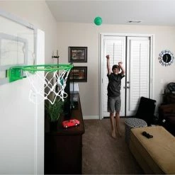 Gloednieuw ???? SKLZ Pro Mini Hoop Midnight - Basketbalbord - Basket - Basketbal - Basketbaltraining - Indoor Mini Basket - Glow-in-the-Dark - Inclusief 13 Cm Pro Mini Hoop Basketbal - Schuim-Gewatteerde, Slide-On Deur Bevestiging ???? -XXL Nutrition-winkel 550x367 5