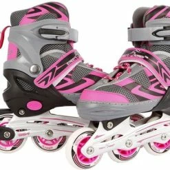 Gloednieuw ???? Adjustable Inline Skates Inline Skates Roze 38-41 - Skates Meisjes Verstelbaar ????