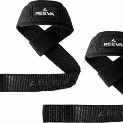 Kopen ???? Reeva Lifting Straps - Lifting Straps Met Padding - Verkocht Per Paar - Zwart - Unisex ????