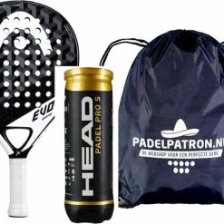 Beste Pirce ???? Head Evo Sanyo 2022 Padel Racket Met Head Pro Ballen En PadelPatron Rugzakje ????