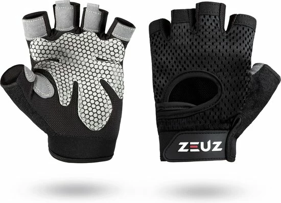 Hete verkoop ???? ZEUZ® Sport & Fitness Handschoenen Dames & Heren – Krachttraining Artikelen – Gym & Crossfit Training – Grijs & Zwart – Gloves Voor Meer Grip En Bescherming Tegen Blaren & Eelt - Maat M ⌛ 3 Hete verkoop ???? ZEUZ® Sport & Fitness Handschoenen Dames & Heren – Krachttraining Artikelen – Gym & Crossfit Training – Grijs & Zwart – Gloves Voor Meer Grip En Bescherming Tegen Blaren & Eelt - Maat M ⌛