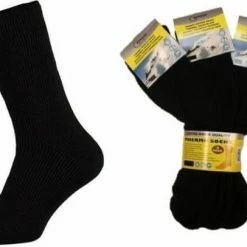 Kopen ???? Benson Thermo Sokken 6 Paar Unisex - Zwart - Maat 39/42 ✔️
