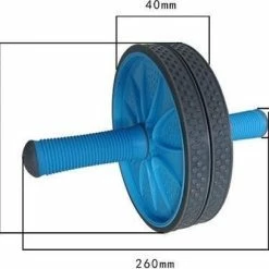 Beste Verkoop ???? Specifit Double Ab Roller - Ab Wheel - Dubbel Trainingswiel - Buikspierwiel - Buikspiertrainer Inclusief Kniemat ???? -XXL Nutrition-winkel 550x407 5