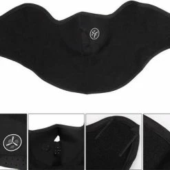 Promo ???? Huismerk Sport-Plein Fleece Skimasker | Sjaal Bandana | Nekwarmer | Face Mask | Gezichtsmasker | Colsjaal | Wintersport | Skiën | Snowboarden | Motorrijden | Scooter Rijden | Wielrennen | Mountainbiken | Thermo Winddicht | Zwart ???? -XXL Nutrition-winkel 550x408