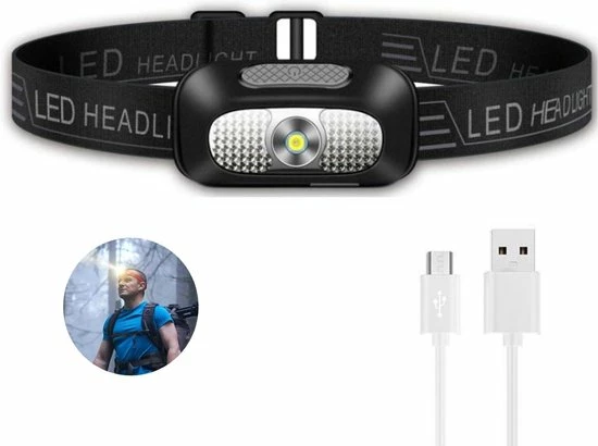 Kopen ???? Detepo Led Hoofdlamp - USB Oplaadbaar - Hoofdlampje Met Wit En Rood Licht - Waterdicht En Verstelbaar - Voor Hardlopen En Klussen ✨ 8 Kopen ???? Detepo Led Hoofdlamp - USB Oplaadbaar - Hoofdlampje Met Wit En Rood Licht - Waterdicht En Verstelbaar - Voor Hardlopen En Klussen ✨ - Afbeelding 6