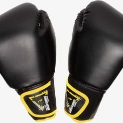 Korting ???? Avento Bokshandschoenen PU - 10 Oz - Zwart/Geel ???? -XXL Nutrition-winkel 550x410 4