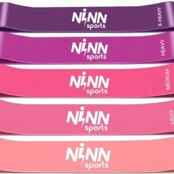 Beste recensies van ???? NINN Sports - Premium Weerstandsbanden Van Hoge Kwaliteit Paars - Set Van 5 Resistance Banden - Fitness Elastiek - Inclusief EBook ????