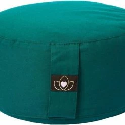 Promo ???? Lotus - Superyoga Meditatiekussen Eco Donkergroen Rond - Lotus | Yoga Kussen ⌛