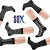 Beste Verkoop ???? SOX Thermische Full Terry 6 PACK Damessok 37/42 Fantasie Zwart Assorti Sterk En Naadloos ????
