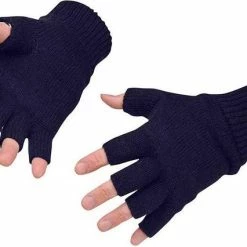 Beste deal ???? Portwest Vingerloze Handschoenen Unisex - Marine Blauw - Voering Van Insulatex™ Voor Warmte En Comfor ????