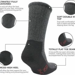 Flash-uitverkoop ???? Norfolk - Wandelsokken - Ultieme Volledig Dempende Thermische Climayarn Expeditiesokken - Bruin - 43-46 - Nasuh ???? -XXL Nutrition-winkel 550x455 3