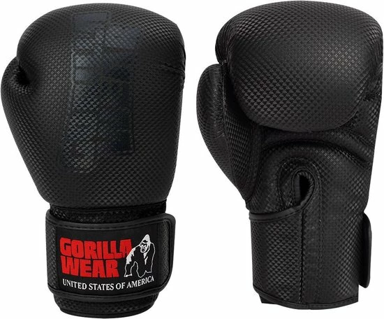 Gloednieuw ???? Gorilla Wear Montello - Bokshandschoenen - Boxing Gloves - Boksen - Zwart/Rood - 16 Oz ???? 10 Gloednieuw ???? Gorilla Wear Montello - Bokshandschoenen - Boxing Gloves - Boksen - Zwart/Rood - 16 Oz ???? - Afbeelding 8