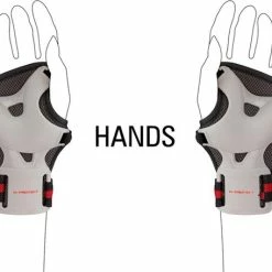 Beste deal ❤️ Nijdam Beschermset Junior - Vulcano - Zwart/Grijs/Rood - S ???? -XXL Nutrition-winkel 550x456 9