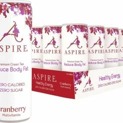 XXL Nutrition-winkel 17 Hete verkoop ???? Aspire Drinks - Cranberry - 12 X 250ml ????